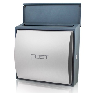 Bituxx – naścienna biała skrzynka pocztowa na listy z kluczem | nowoczesna i odporna na warunki atmosferyczne