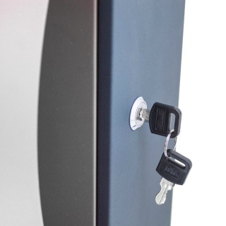 Bituxx – naścienna biała skrzynka pocztowa na listy z kluczem | nowoczesna i odporna na warunki atmosferyczne