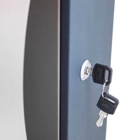 Bituxx – naścienna biała skrzynka pocztowa na listy z kluczem | nowoczesna i odporna na warunki atmosferyczne