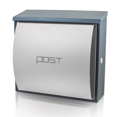 Bituxx – naścienna biała skrzynka pocztowa na listy z kluczem | nowoczesna i odporna na warunki atmosferyczne