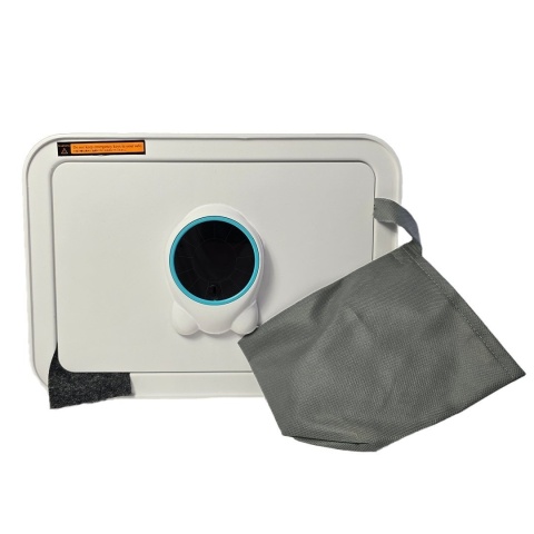 Bituxx biały sejf elektryczny na kod i klucz – sejf domowy/biurowy z funkcją skarbonki