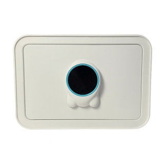 Bituxx biały sejf elektryczny na kod i klucz – sejf domowy/biurowy z funkcją skarbonki