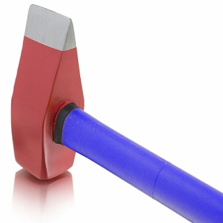 Bituxx siekieromłot 3 kg – antypoślizgowa siekiera z włókna szklanego do rozłupywania drewna