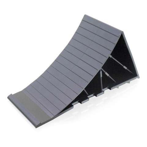 Bituxx – zestaw 2 gumowych klinów hamulcowych pod koła do 295 mm | blokada kół samochodu/przyczepy