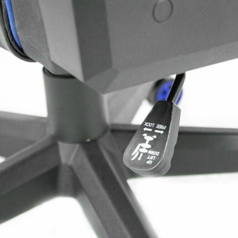 CRYFOG CZARNO-BIAŁE KRZESŁO GAMINGOWE OBROTOWE FOTEL DO GIER KOMPUTEROWYCH