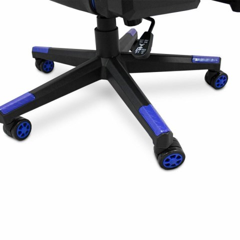 CRYFOG CZARNO-BIAŁE KRZESŁO GAMINGOWE OBROTOWE FOTEL DO GIER KOMPUTEROWYCH