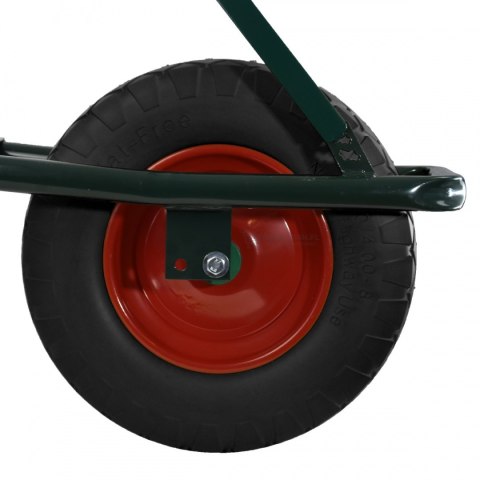 CZARNE KOŁO PEŁNE DO TACZKI WÓZKA BEZDĘTKOWE OŚKA W ZESTAWIE