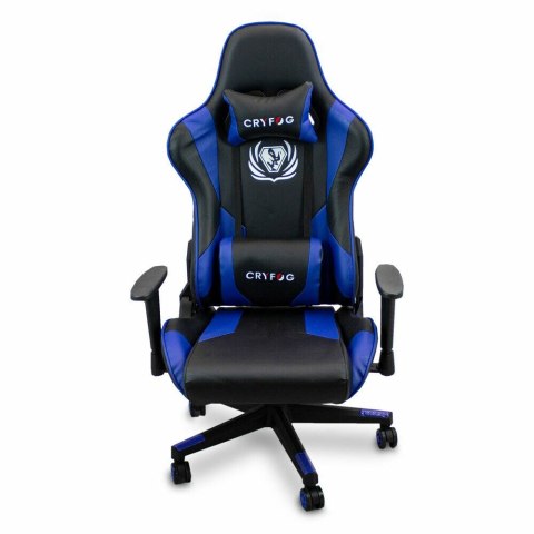 CZARNE KRZESŁO GAMINGOWE CRYFOG OBROTOWE FOTEL DO GIER KOMPUTEROWYCH