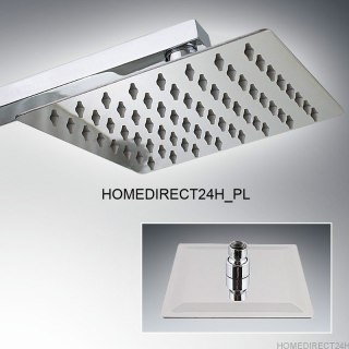 DESZCZOWNICA 15 CM KWADRATOWA ULTRASLIM ZE STALI NIERDZEWNEJ