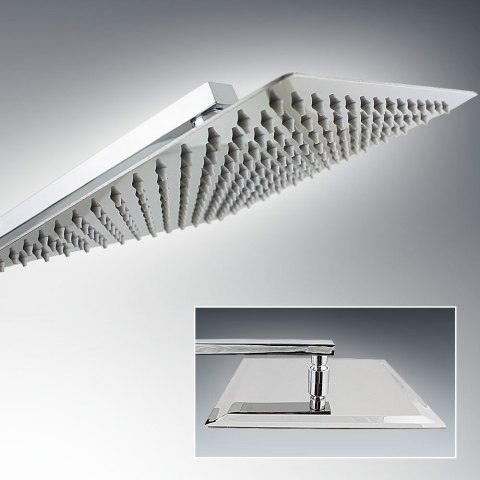 DESZCZOWNICA BITUXX 25 CM KWADRATOWA KWADRAT NATRYSKOWY PRYSZNIC