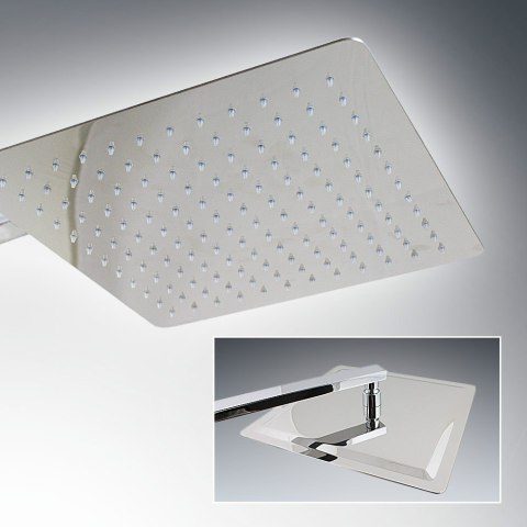 DESZCZOWNICA BITUXX 30 CM KWADRATOWA KWADRAT NATRYSKWY ULTRASLIM