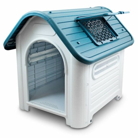 DOMEK BUDA DLA PSA Z WYWIETRZNIKIEM DACHOWYM PVC ROZMIAR XL ANIMEL