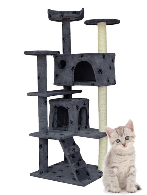 DRAPAK DLA KOTA 133CM DRZEWKO SIWY W ŁAPKI PLATFORMY WIDOKOWE