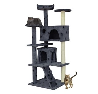 DRAPAK DLA KOTA 133CM DRZEWKO SIWY W ŁAPKI PLATFORMY WIDOKOWE