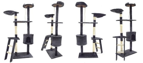 DRAPAK DLA KOTA 145 CM CIEMNOSZARY