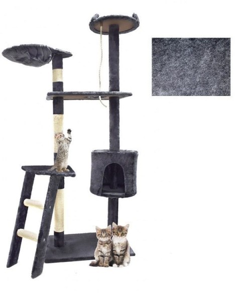 DRAPAK DLA KOTA 145 CM CIEMNOSZARY