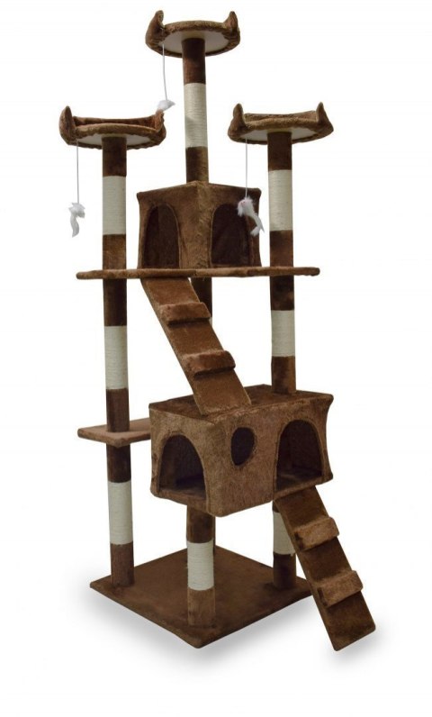 DRAPAK DLA KOTA 170 CM DRZEWKO BRĄZOWE SIZALOWE SŁUPKI DO DRAPANIA