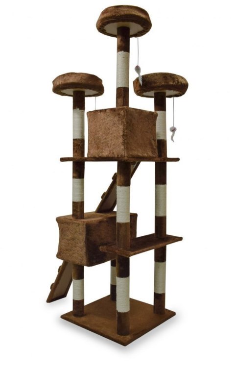 DRAPAK DLA KOTA 170 CM DRZEWKO BRĄZOWE SIZALOWE SŁUPKI DO DRAPANIA