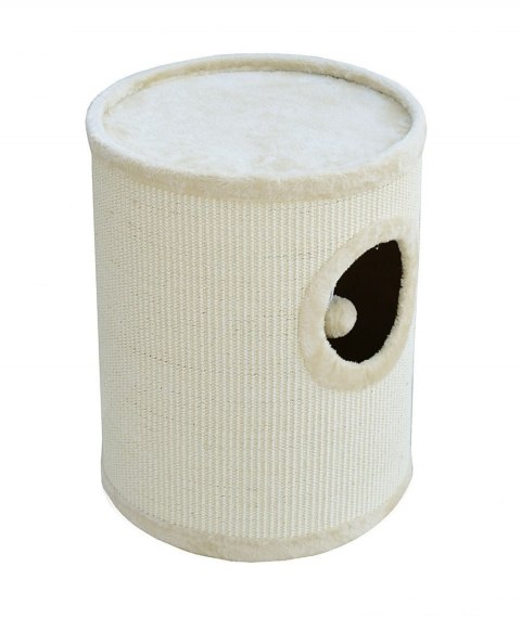 DRAPAK TUBA 50CM DLA KOTA LEGOWISKO BEŻOWY LOKUM DLA KOTÓW TWIERDZA