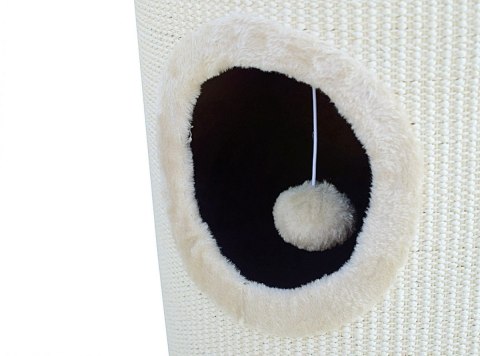 DRAPAK TUBA 50CM DLA KOTA LEGOWISKO BEŻOWY LOKUM DLA KOTÓW TWIERDZA