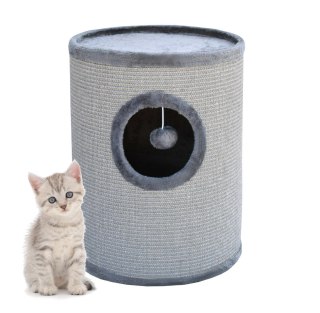 DRAPAK TUBA 50CM DLA KOTA SIWA LEGOWISKO DOMEK DLA KOTÓW LOKUM