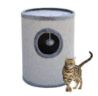 DRAPAK TUBA 50CM DLA KOTA SIWA LEGOWISKO DOMEK DLA KOTÓW LOKUM