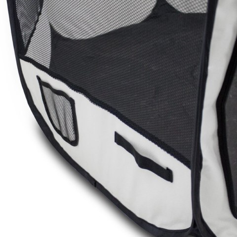 DUŻY KOJEC HODOWLANY ZAGRODA DLA PSA PSÓW SZCZENIĄT ZWIERZĄT CZARNY