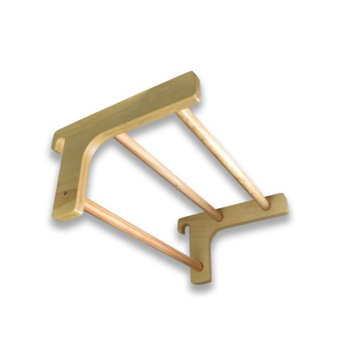 Drążek do podciągania do drabinek gimnastycznych Bituxx uniwersalny drewniana dostawka