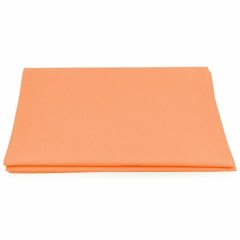 Drewniany leżak plażowy z regulacją pomarańczowy