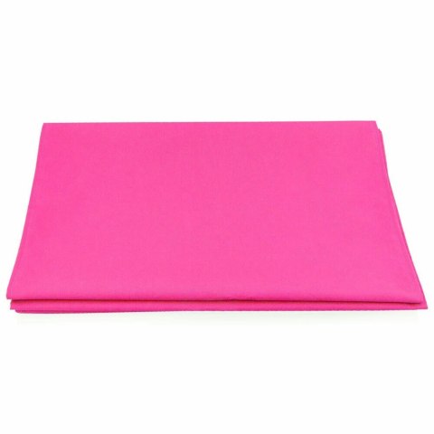 Drewniany leżak plażowy z regulacją różowy