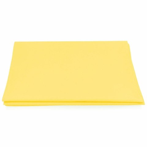 Drewniany leżak plażowy z regulacją żółty