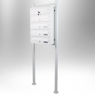 ELEGANCKA SOLIDNA SKRZYNKA NA LISTY POCZTOWA LOKATORSKA 5 BIAŁA