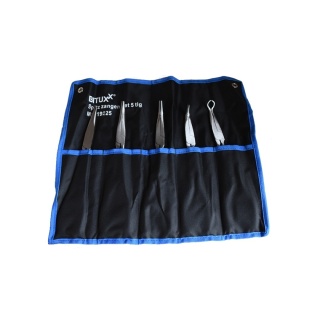 Bituxx – zestaw 5 szczypiec (półokrągłe, proste, kątowe) | uniwersalne szczypce warsztatowe