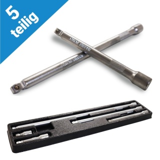 Przedłużki do kluczy nasadowych 3/8" 5‑elementowy komplet – do trudno dostępnych śrub