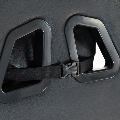 FOTEL DLA GRACZA GAMINGOWY OBROTOWY CZARNO-BIAŁY PATIOMAGE REGULOWANY