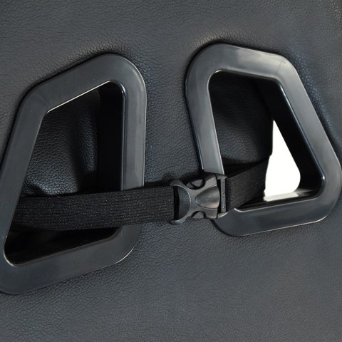 FOTEL DLA GRACZA GAMINGOWY OBROTOWY CZARNO-SZARY PATIOMAGE REGULOWANY