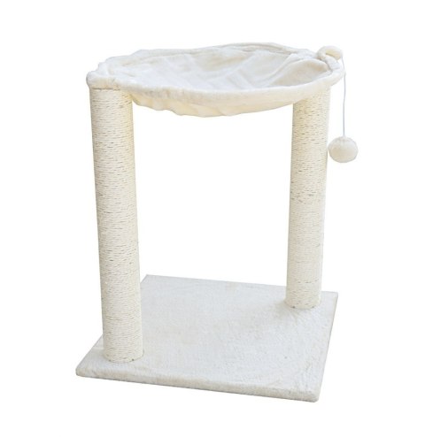 HAMAK STOJĄCY DRAPAK LEGOWISKO DLA KOTA BEŻOWY DOMEK MATA ZABAWKA