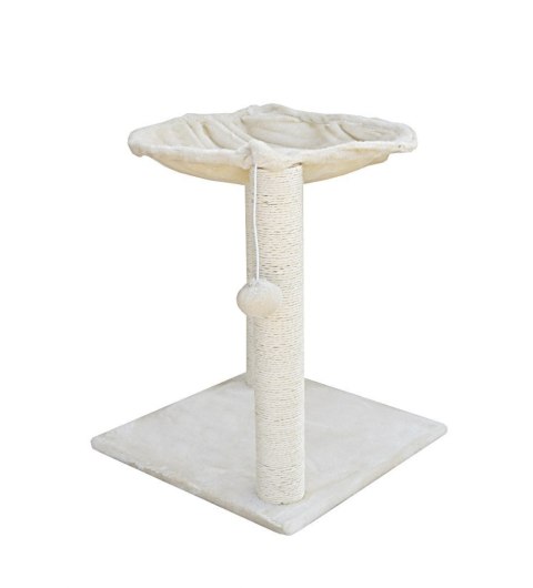 HAMAK STOJĄCY DRAPAK LEGOWISKO DLA KOTA BEŻOWY DOMEK MATA ZABAWKA