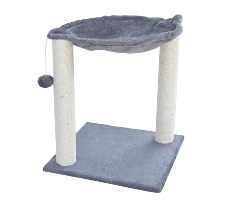 HAMAK STOJĄCY DRAPAK LEGOWISKO DLA KOTA KOTÓW JASNO-SIWY ZABAWKA