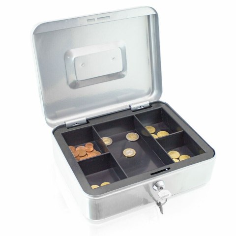 Kasetka metalowa BITUXX 25 cm – do przechowywania i transportu pieniędzy