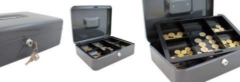 Kasetka 30cm do przechowywania bilonu (szary)