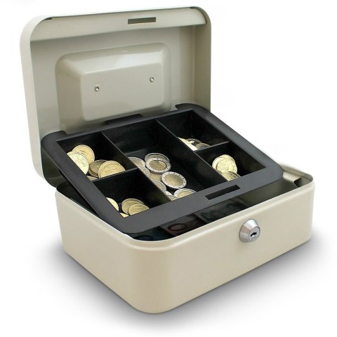 METALOWA KASETKA 20CM DO PRZECHOWYWANIA GOTÓWKI BILONU BITUXX