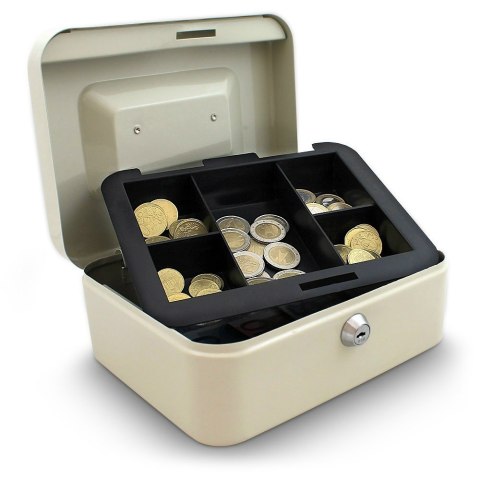 METALOWA KASETKA 20CM DO PRZECHOWYWANIA GOTÓWKI BILONU BITUXX