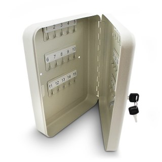 METALOWA SZAFKA NA KLUCZE BITUXX JASNOSZARA 30 HACZYKÓW NA KLUCZE