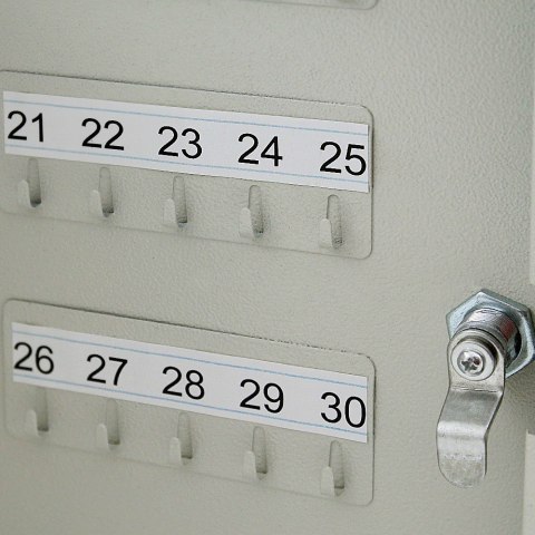 METALOWA SZAFKA NA KLUCZE BITUXX JASNOSZARA 30 HACZYKÓW NA KLUCZE