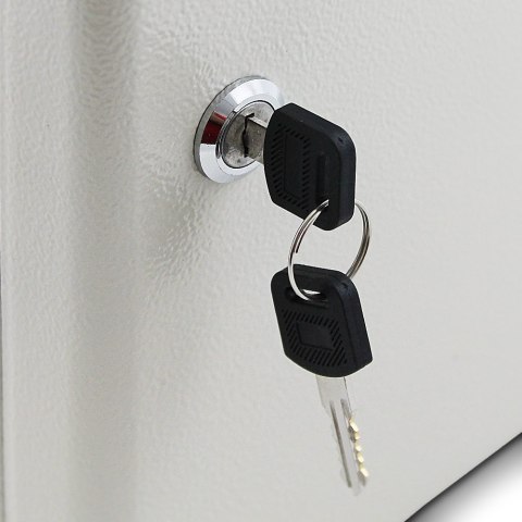 METALOWA SZAFKA NA KLUCZE BITUXX JASNOSZARA 30 HACZYKÓW NA KLUCZE