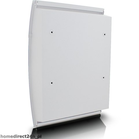 NAŚCIENNA SKRZYNKA POCZTOWA NA LISTY PÓŁOKRĄGŁA BIAŁA METALOWA