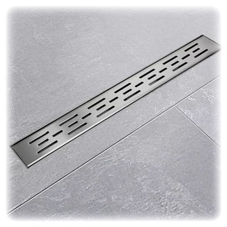 ODPŁYW LINIOWY MATRIX 50 CM Z SYFONEM DO PRYSZNICA STAL NIERDZEWNA