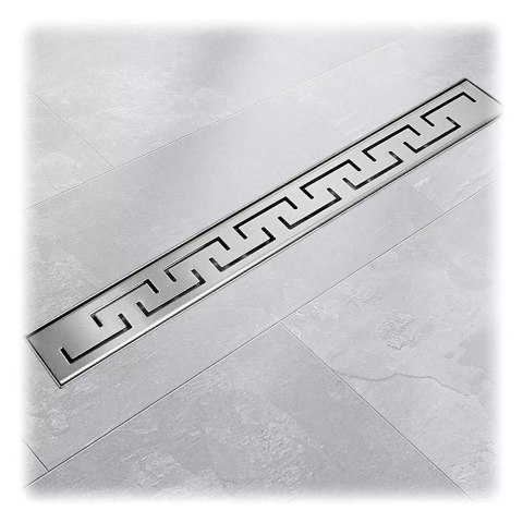 Bituxx Odpływ prysznicowy Bogen 110 cm – wydajny liniowy odwodnienie ze stali nierdzewnej z syfonem 35 l/min