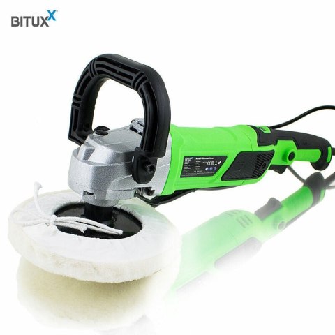 Bituxx Profesjonalna Polerka do Lakieru Samochodowa 1200 W – Mocne Narzędzie z Regulacją Obrotów do Pielęgnacji Karoserii